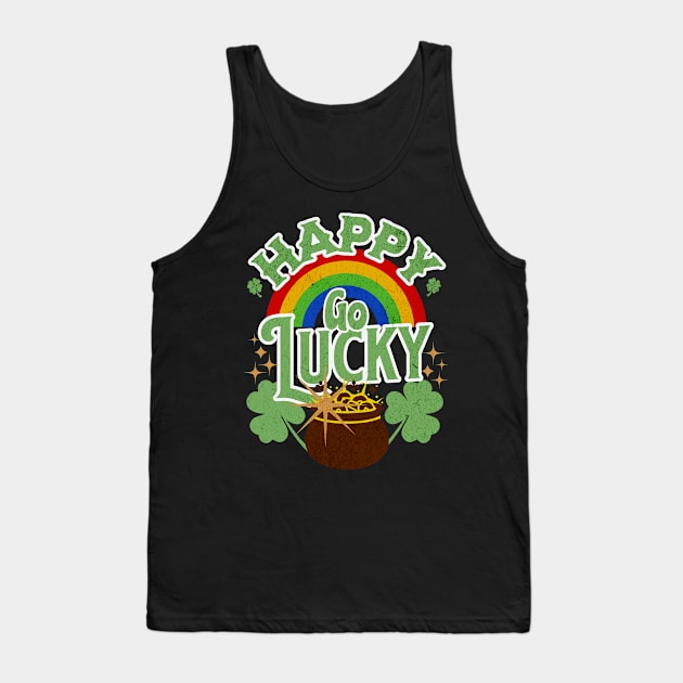 Happy Go Lucky Tank Top by TheCraftyDrunkCo